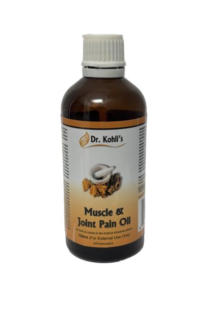 Natural Muscle & Joint Pain Relief - Dr. Kohli's Muscle and Joint Pain Oil