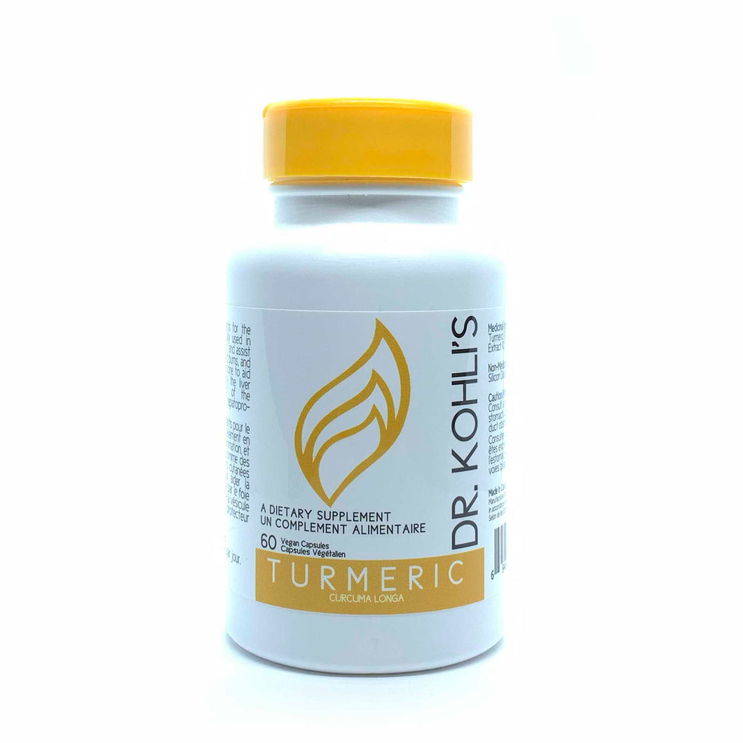 Turmeric Capsules - Dr. Kohli's Herbal Products
